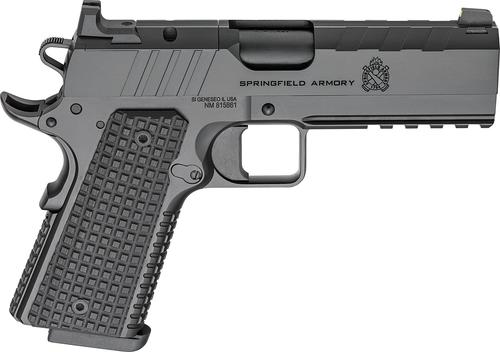Springfield 1911 Emissary AOS Optic Ready Pistol PX9227LAOS, 9mm Luger, 4.25in, VZ G10, Black Cerakote Finish, 9 Rds