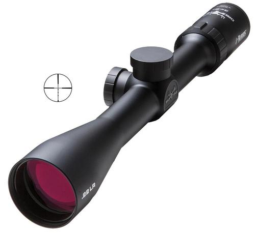 Burris Droptine Rifle Scope 200019, 3-9x, 40mm Obj, 1" Tube, Black, Ballistic Plex .22 Reticle