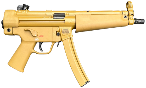 Heckler & Koch SP5 RAL8000, Semi-Auto Pistol 81001078, 9mm, 8.86 in, Threaded Barrel, FDE Finish, 30 Rds