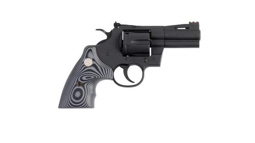 Colt Python Revolver PYTHON-BM3FO, 357 Magnum | 38 Special, 3in, Black G10 Grips, 6 Rds