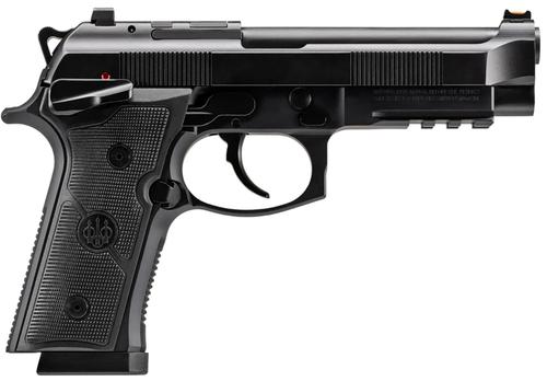 Beretta 92GTS Pistol DA/SA J92XFMSDA15, 9mm, 4.70", Black Textured Grips, Black Anodized Finish, Optic Ready, 15 Rds