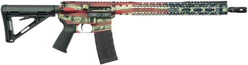 Black Rain Ordnance Spec15 Trump Patriot Rifle BRO24123101AMGLAG, 5.56 NATO, 16", Magpul, 30 Rds