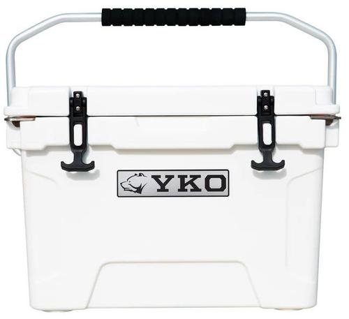 Yukon Outfitters YKO Hard Cooler 20Qt w/Ables Logo, White (MGYHC2001)