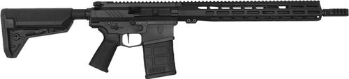 Grey Ghost Precision GGP Heavy MKII Rifle GGPSHM, 7.62x51mm NATO, 16", .62x51mm NATO 16" 20+1 Black Hard Coat Anodized Adjustable Magpul SL-S Stock, 20 Rds
