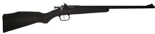 Crickett Single Shot Bolt Action Rifle 240, 22 LR, 16 1/8", Black Synth w/Pistol Grip Stock, Blued Finish