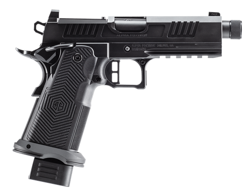 Alpha Foxtrot AF1911 Romulus Optic Ready Pistol, 9mm, 4.25in, Polymer Grips, Black DLC Finish, 20 Rds