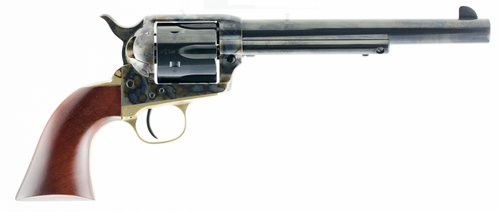 Taylors 1873 Ranch Hand Single Action Revolver 455, 45 Colt, 7.5", Walnut Grips, Case Hardened Finish, 6 Rds
