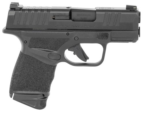 Springfield Hellcat Micro Compact Pistol HC9319BLC, 9mm, 3", Adaptive Texture Grips, Black Finish, 10 Rds