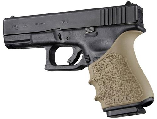 Hogue HandALL Beavertail Grip Sleeve for Glock 19 Gen3/4, FDE (17043)