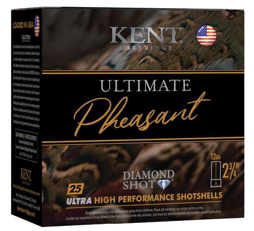 Kent Ultimate Pheasant, Lead Shotshells,, 20 Gauge, 3", 1 1/4 oz, 1300 fps, #4/#6 Lead Shot, 25 Rds/box