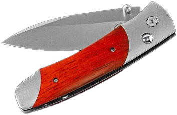 William Henry A200-7 Folding Knife, Stainless Blade, Cocobolo Handle (A2007)