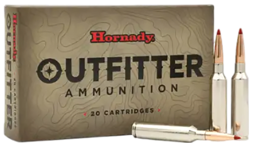 Hornady Outfitter Rifle Ammunition 80713, 7mm PRC, Copper Alloy eXpanding (CX), 160 GR, 3000 fps, 20 Rds/bx