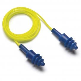 Pyramex Reusable Earplugs Polymer 26 dB Behind The Neck Blue/Yellow Adult Single Pair