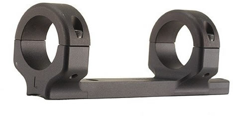 DNZ 81500 1 in Medium Matte Black Short Action Base/Rings/For Browning XBolt