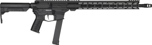 CMMG MKGS Resolute Semi-Auto Rifle 99A3D0FAB, 9mm, 16.10", CMMG 6 Position RipStock, Black Armor Cerakote, 33 Rds