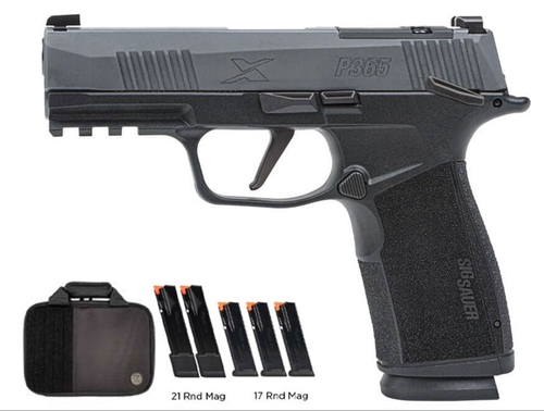 Sig Sauer P365 Macro Tac Pro Semi-Auto Pistol 365XCA-9-GYXR3-MS-TACPRO, 9mm, 3.7 in, Grey Finish Finish, 17 Rds