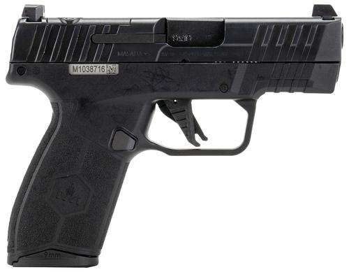 Israeli Weapon Industries MASADA Slim Optic Ready Pistol M9SLIM13NS, 9mm Luger, 3.40in, Black Textured, Black Finish, 13 Rds