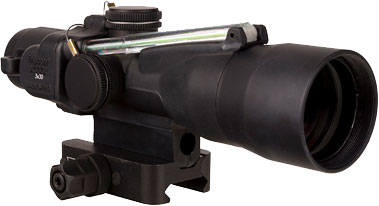 Trijicon ACOG Rifle Scope TA33-C-400373, 3x, 30mm Obj, Black, Green Horseshoe/Dot .223 Reticle