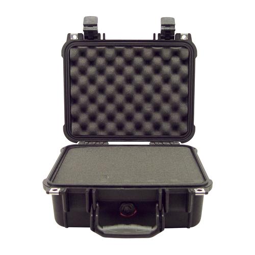 Pelican 1400 Hard Case Watertight/Crushproof/Pressure Valve/Black Finish, 13x11x6