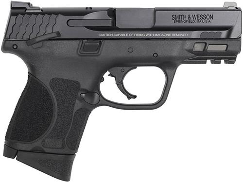 Smith & Wesson M&P9 M2.0 Sub-Compact Pistol 12482, 9mm, 3.6 in, Textured Polymer Grip, Black Finish, 12 Rd