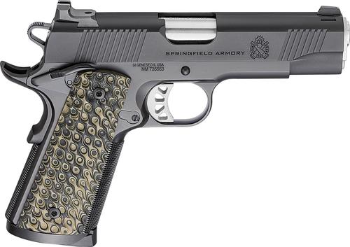 Springfield 1911 TRP Pistol PC9124, 45 ACP, 4.25in, VZ Hydra G10 Grips, Black Cerakote Finish, 8 Rds