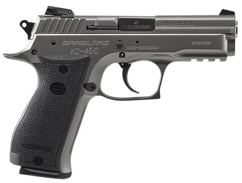 SAR USA K2 Compact Pistol K245CST, 45 ACP, 4.20in, Black Polymer Grips, Black Finish, 13 Rds