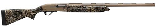 Winchester Repeating Arms SX4 Hybrid Hunter Shotgun 511304391, 12 Gauge, 26", 3" Chmbr, FDE Cerakote Barrel/Rec, Realtree Max-7 Furniture, TruGlo Fiber Optic Sight