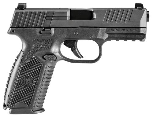 FN Herstal 509 Midsize DAO Pistol 66100464, 9mm Luger, 4", Interchangeable Backstraps, Matte Black, 10 Rds