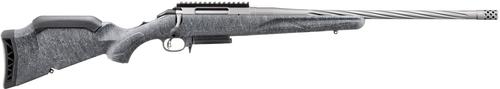 Ruger American Gen II, Bolt Action Rifle, 6mm Creedmoor, 20" Cobalt Cerakote Threaded Barrel, Adjustable Gray Splatter Stock, 3 Rds, 46912
