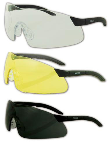 Magid Gemstone Quartz Y40 Protective Eyewear - AMBER [Y40BKA]