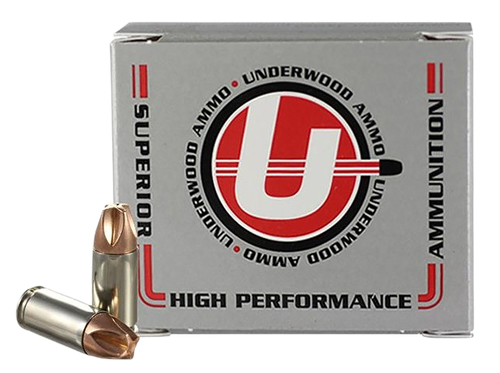Underwood Pistol Ammunition, 9mm, Solid Monolithic, 68 GR, 1700 fps, 20 Rd/bx
