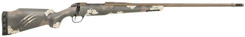 Fierce Twisted Rage Bolt Action Rifle FRG7PRC24MM, 7mm Rem, 24" Threaded, C3 Carbon Rage, Midnight Bronze/Trophy Camo Stock, 3 Rds