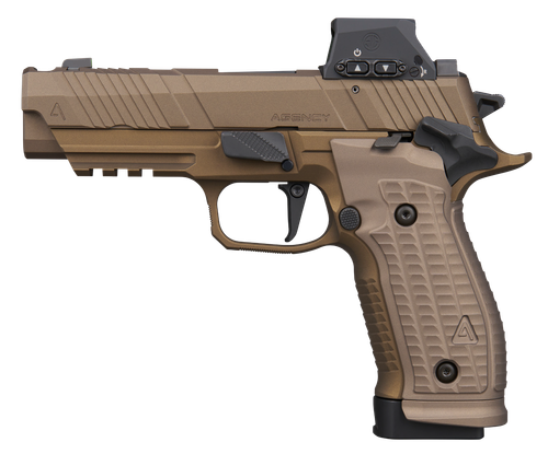 Sig Sauer P226X Agency w/Optic Pistol, 9mm, 3.80in, LOK Custom Alloy Grips, Bronze Cerakote Finish, 10 Rds