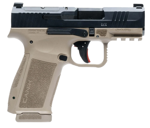 Canik Mete MC9L Compact Pistol HG7882BDN, 9mm, 3.18", Textured Polymer Grips, FDE Finish, Optic Ready, 17 Rds