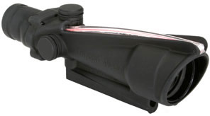 Trijicon ACOG Sight TA11, 3.5x, 35mm Obj, 1" Tube Dia, Matte Black, Dual Illumination (Fiber Optic/Day -Tritium/Night) Reticle