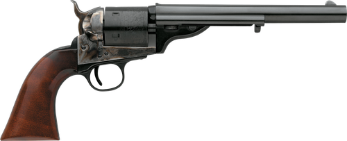 Taylors 1872 Open-Top Single Action Revolver 0916, 45 Colt, 7.5", Walnut Army Sized Grips, Case Hardened Finish, 6 Rds