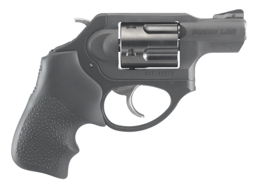 Ruger LCRx Double Action Revolver 5460, 357 Magnum, 1.875 in, Hogue Tamer Grip, Black Finish, 5 Rd