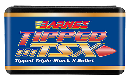 Barnes .338 Caliber 160 Grain Tipped Triple Shock Flat Base (33873), 50/Box, Not Loaded