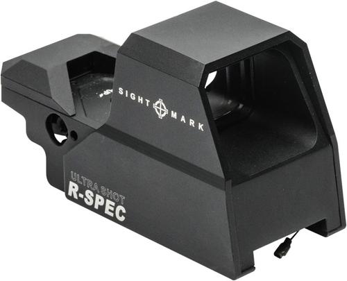 Sightmark Ultra Shot R-Spec Dot Sight SM26031, 1x, 33x24mm, Multi-Reticle Illuminated 4 Pattern Red/Green, Black