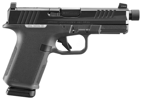 Ruger RXM Semi-Auto Pistol 19446 , 9mm, 4.5", Magpul EHG Black Frame, Black FNC Nitride Slide, Optics Ready, Threaded, 15 Rd