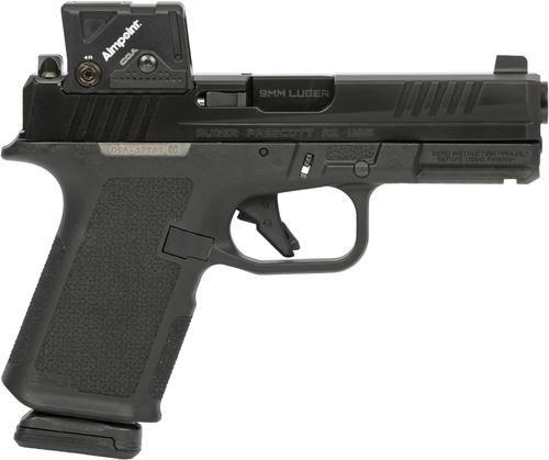 Ruger RXM Pistol 19462, 9mm, 4", Magpul EHG Black Frame, Nitride Slide, w/Aimpoint COA Red Dot, 15 Rd