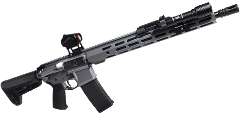 Shark Coast Tactical Grey Night Bundle Rifle 300-100-1002-04, 5.56 NATO, 16", Magpul SL-K Stock, 30 Rds