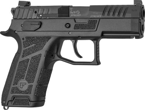 CZ P-09C Nocturne SA/DA Pistol, Compact, 9MM, 3.74", Matte Finish, Black, Optics Ready Decocker, 15 Rnd (91660)