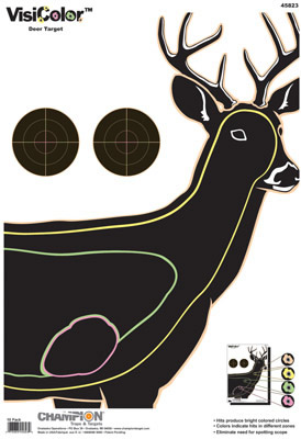 Champion 45823 Visicolor Target Deer 10 Pack