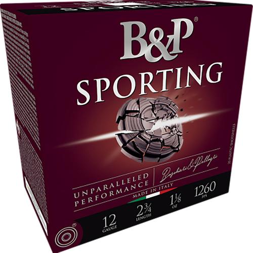 Baschieri & Pellagri Sporting Clay Shotshells 12B1SCF8, 12 Gauge, 2-3/4", 1 oz, 1200 fps, #8 Lead Shot, 25 Rds/box
