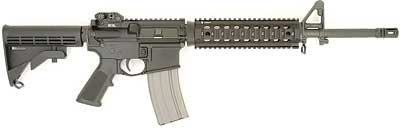 Bravo Company MID 16 Mod 2 Carbine Rifle 750-133, 5.56 NATO, 16", 6 Position, Black Finish, 30 Rd