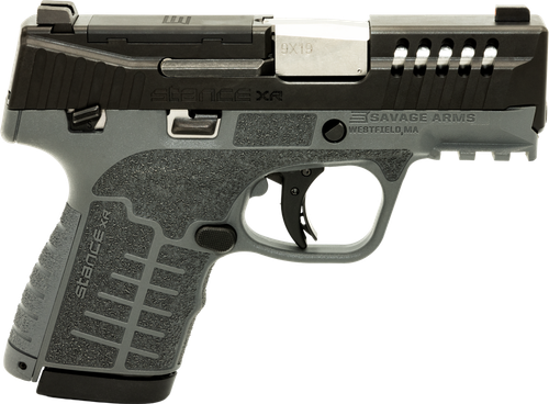 Savage Stance XR Pistol 67058, 9mm Luger, 3.20in, Gray GFN, Gray Finish, 13 Rds