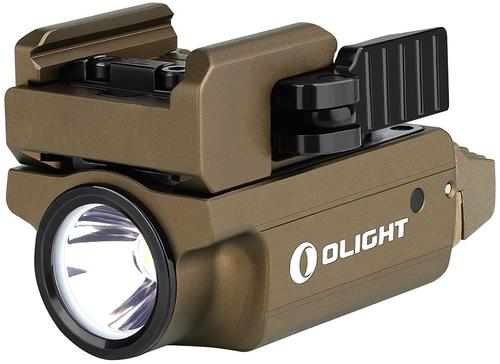 Olight PL-Mini 2 Valkyrie Weaponlight, 600 Lumens, Desert Tan Finish, White LED (PL-MINI2-TN)