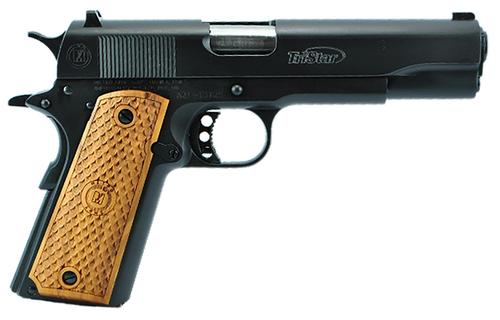 Tri-Star American Classic Government 1911 Pistol 85601, 45 ACP, 5in, Wood Grips, Blued Finish, 8 Rds