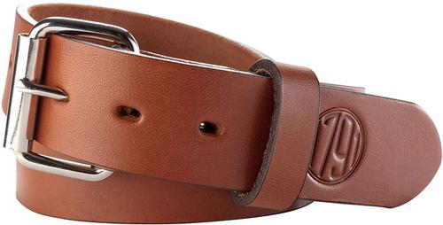 1791 Gunleather Gun Belt 01 (BLT-01-32/36-CBR-A), Size 32/36, 1-1/2" Width, Classic Brown Leather